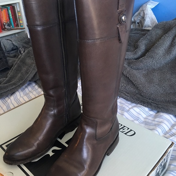 Jayden Button Tall Frye boots - Picture 5 of 7